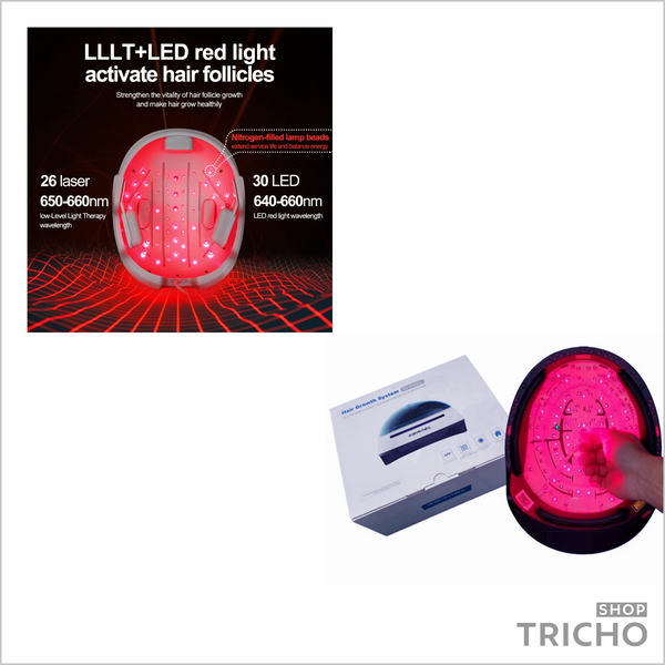 Лазерный шлем против выпадения волос на основе LLLT+ LED, KN-8000C 2301 фото