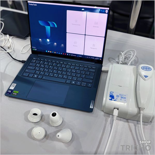 Трихоскоп USB для ПК і ноутбука Windows з програмою TrichoTech, 5 лінз 1019 фото