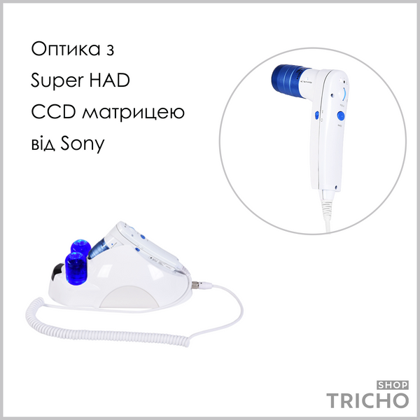 Трихоскоп з ШІ для ПК і ноутбука, КС Technology, комплектація "Standart Pro" 1008 фото