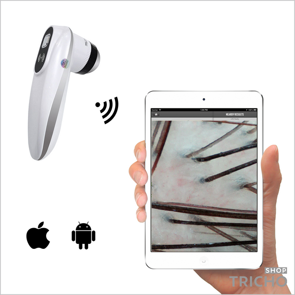 Трихоскоп беспроводной Wi-Fi для смартфонов и планшетов iOS, Android, М13 1021 фото