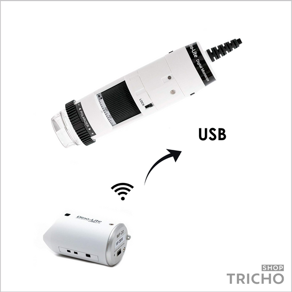 Трихоскоп USB + Wi-Fi, Dino-lite, модель MEDLW4HM 1006 фото